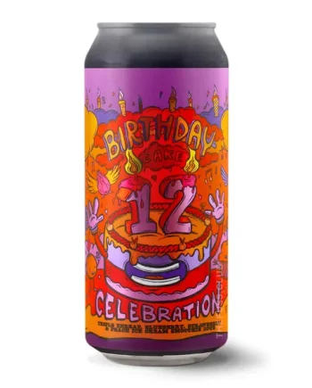 12th Birthday Cake Celebration - Triple Threat, Blueberry, Strawberry & Peach Ice Cream, 5.5%